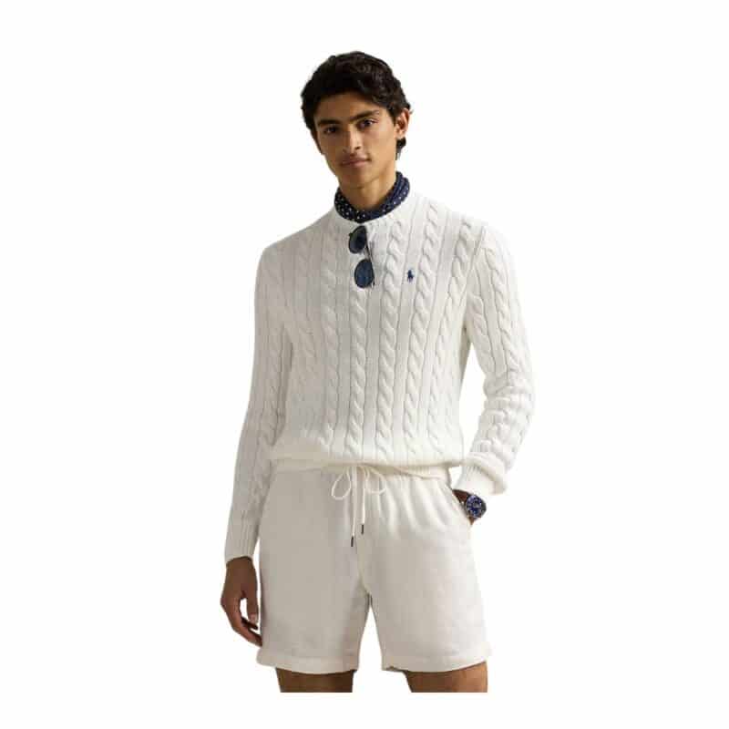 PUll torsadé white ralph lauren chez sport aventure à Orange