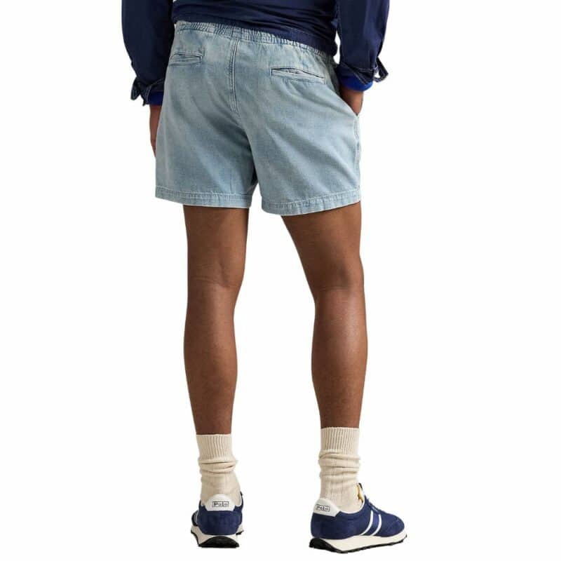 short bleu ralph lauren en jeans