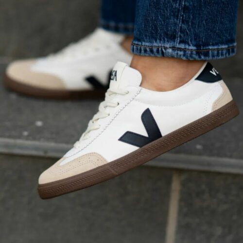 VEJA Volley leather & suede nautico