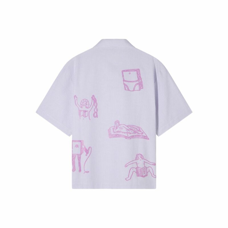 chemise coton reader's imprimé lila edwin
