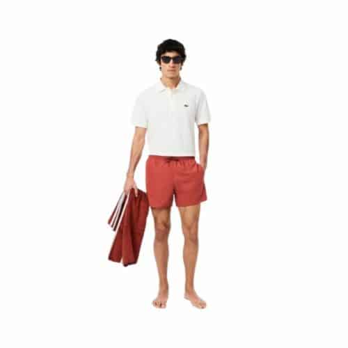 LACOSTE Short bain terracotta