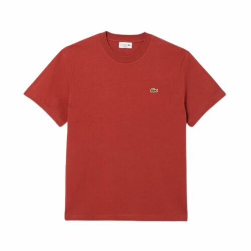 LACOSTE T-shirt coton terracotta