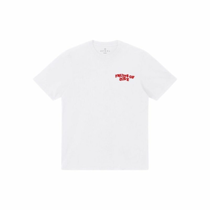 t-shirt EDWIN Japan fruit of love white chez sport aventure à Orange