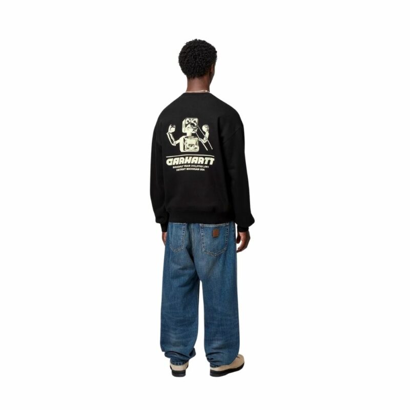 sweatshirt col rond carhartt wiptopia noir