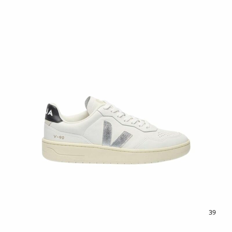 chaussures veja V-90 silver white femme chez sport aventure à Orange