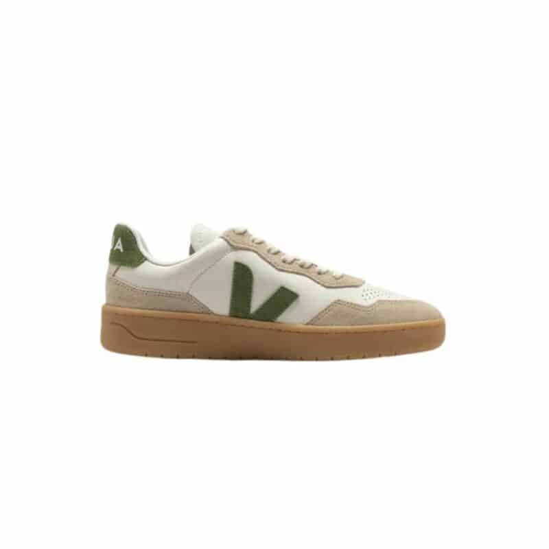chaussures veja homme en cuir v-90 vert kiwi chez sport aventure à Orange