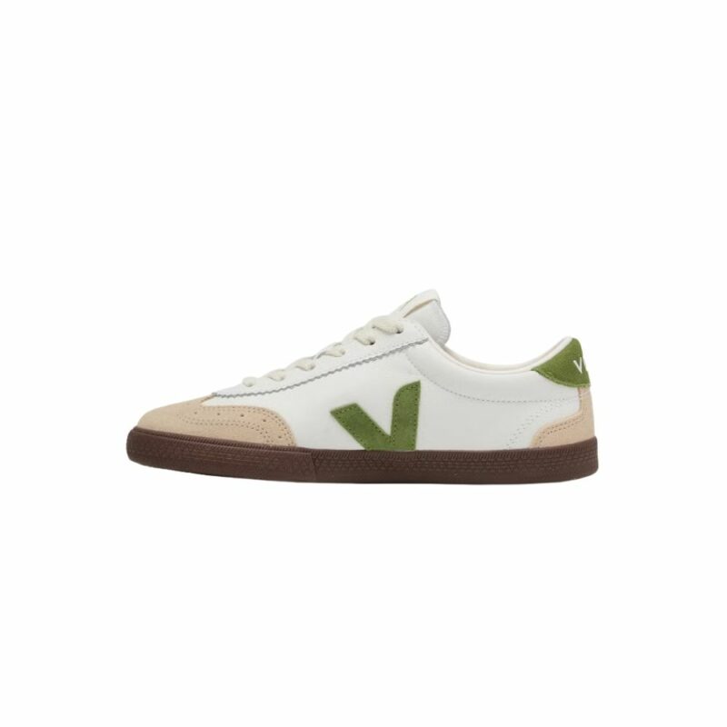 chaussures femme veja marque française volley en cuir kiwi
