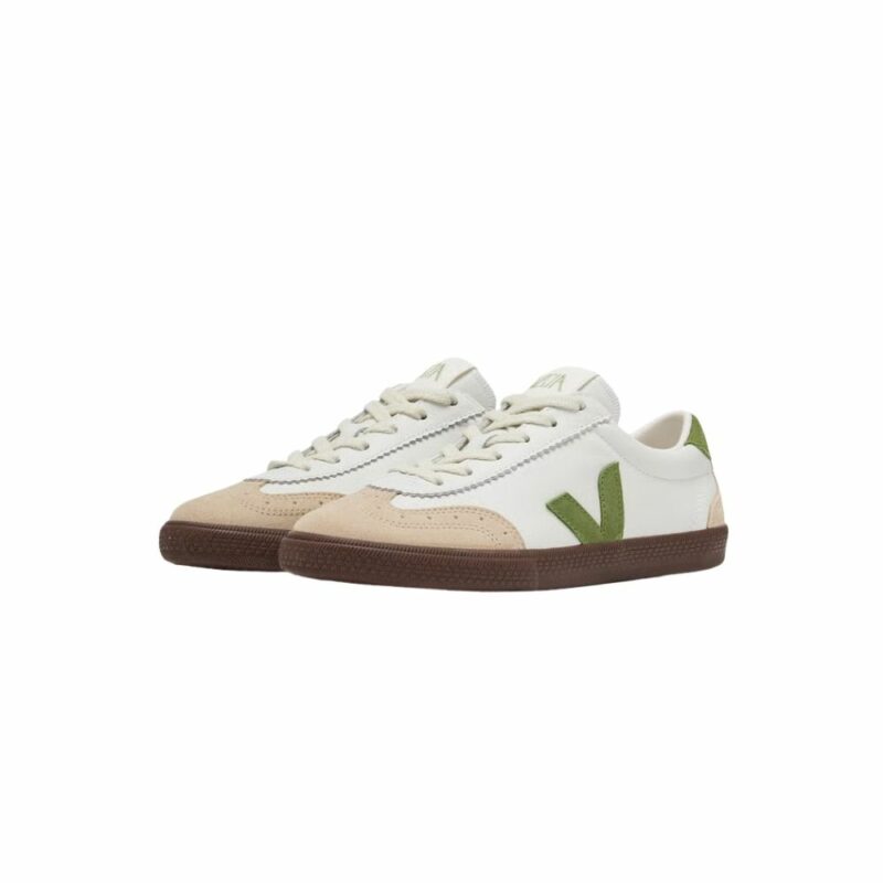 veja volley en cuir vert kiwi
