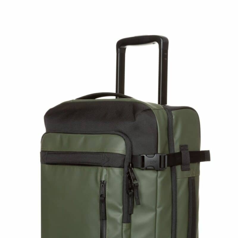 Eastpak sac cabine à roulettes kaki transverz