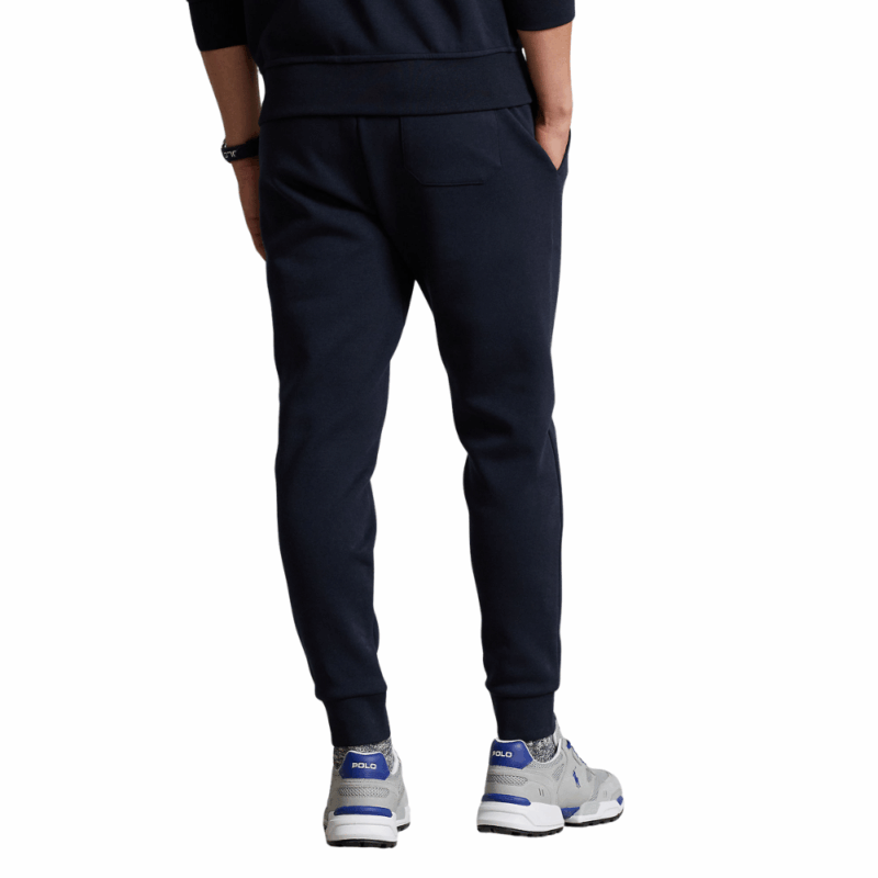 ralph lauren pantalon de jogging marine maille double