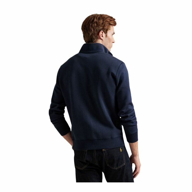 ralph lauren sweat homme navy col zippé
