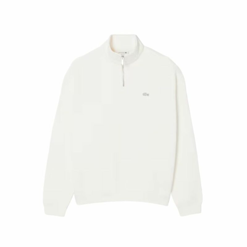 sweatyshirt lacoste demi zip homme femme