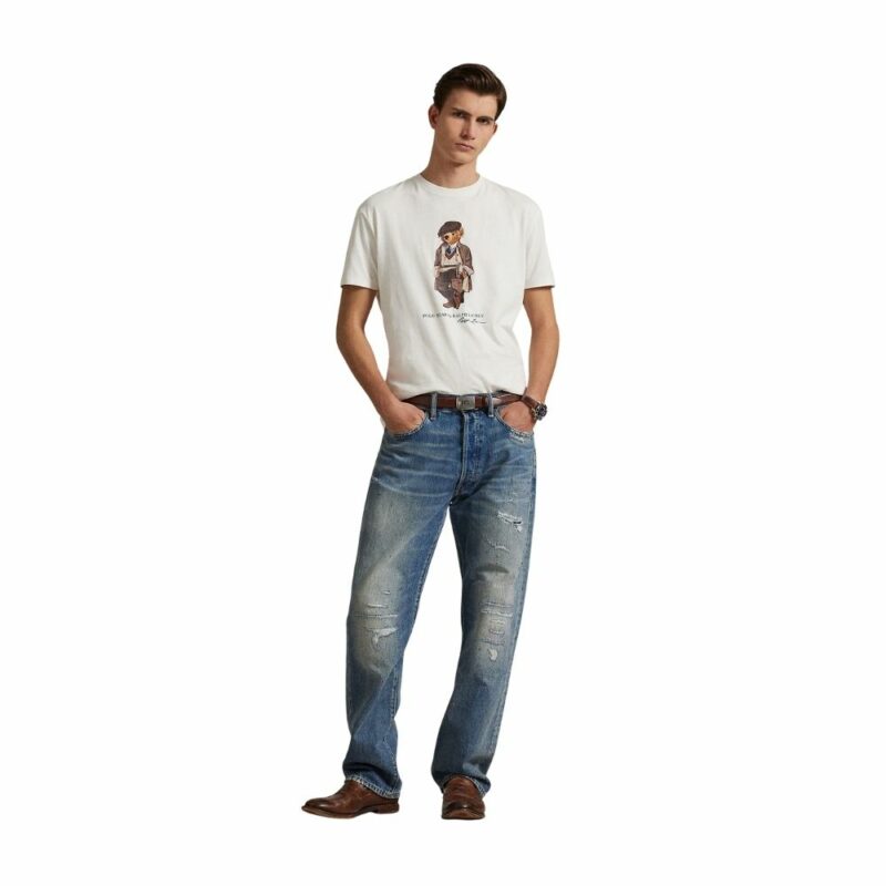 t-shirt blanc teddy bear A/H 25