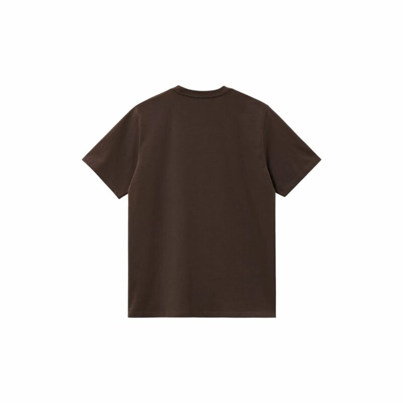 carhartt wip chase t-shirt chocolat tobacco