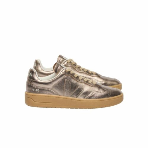 VEJA V-90 leather bronze femme