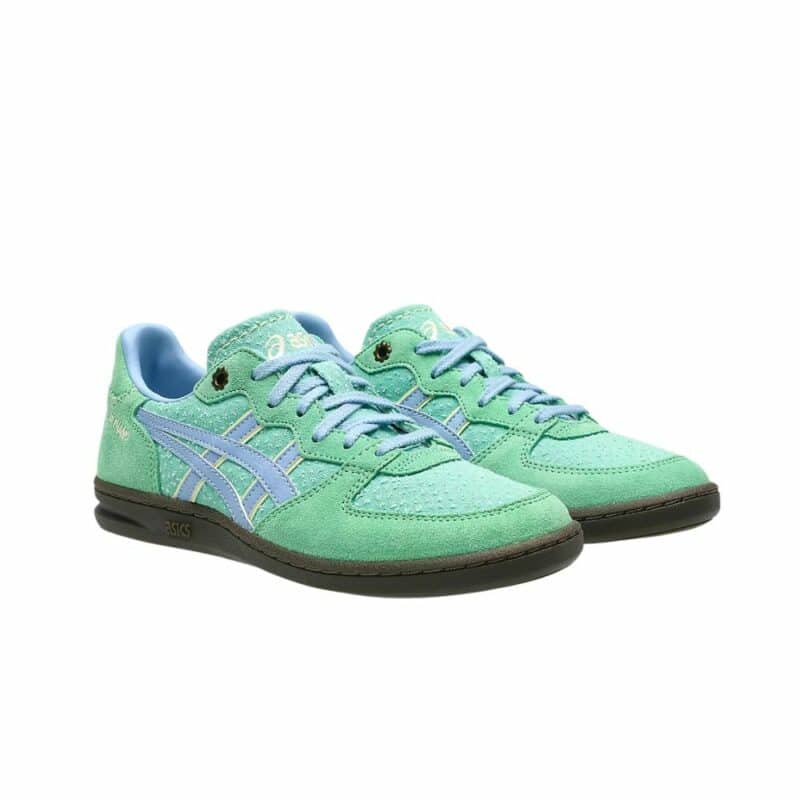 Asics chaussures femme skyhand vert semelle gomme