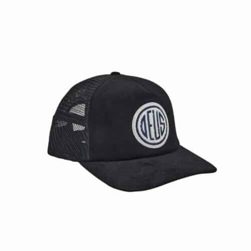 DEUS Casquette Pill cord black trucker