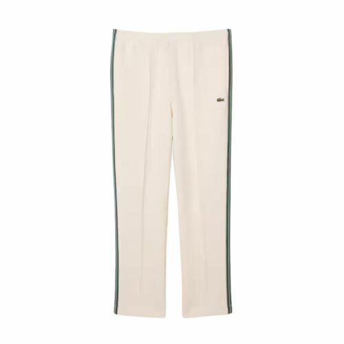 LACOSTE pantalon survetement écru