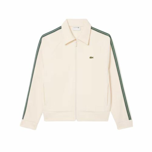 LACOSTE Sweatshirt zippé écru