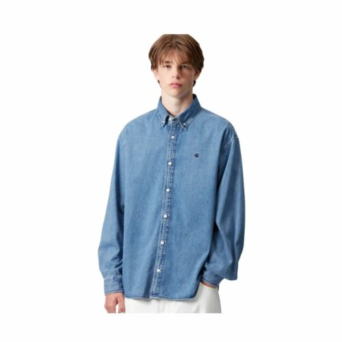 CARHARTT WIP chemise en jeans Lucas blue