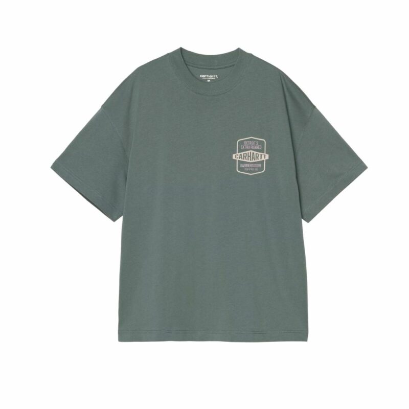 t-shirt networks carhartt wip vert silver pine chez sport aventure à Orange