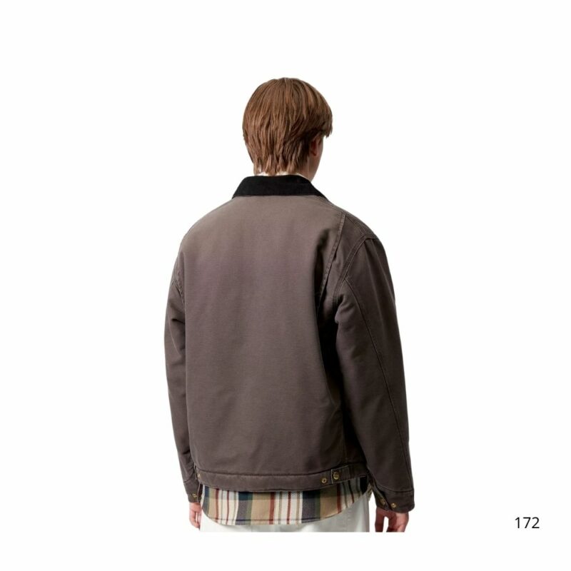 veste en jeans doublée polaire carhartt wip detroit tobacco chez sport aventure à Orange