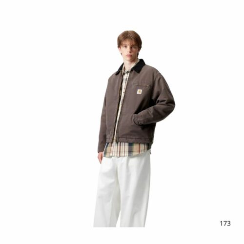 CARHARTT WIP DETROIT jacket tobacco