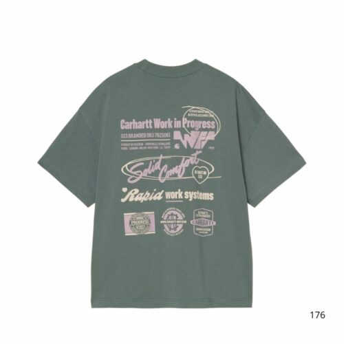 CARHARTT WIP t-shirt Networks silver pine
