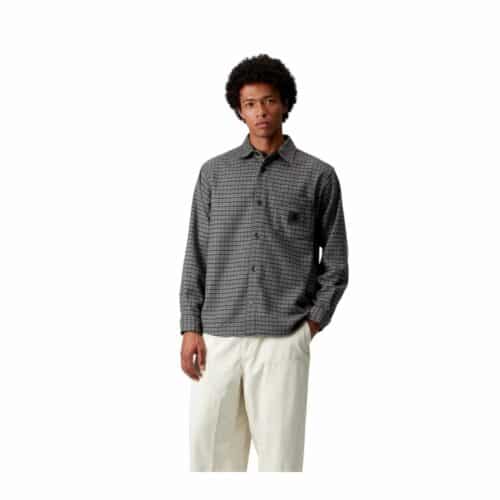 CARHARTT WIP Chemise Lowis grey