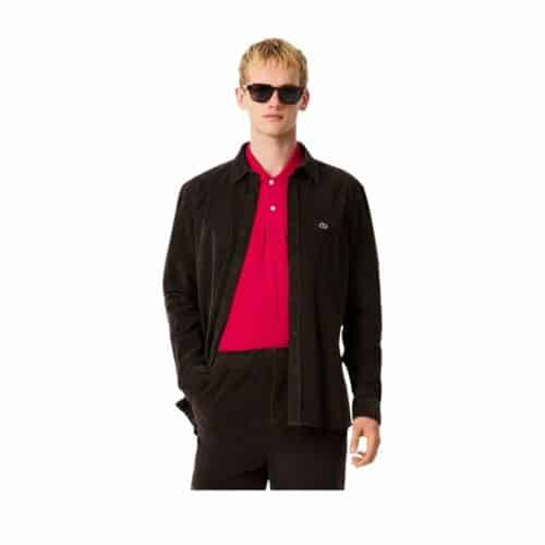 LACOSTE chemise velours marron