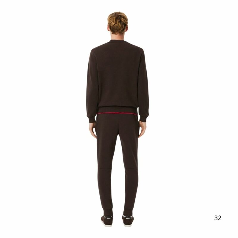 pantalon Lacoste marron en coton