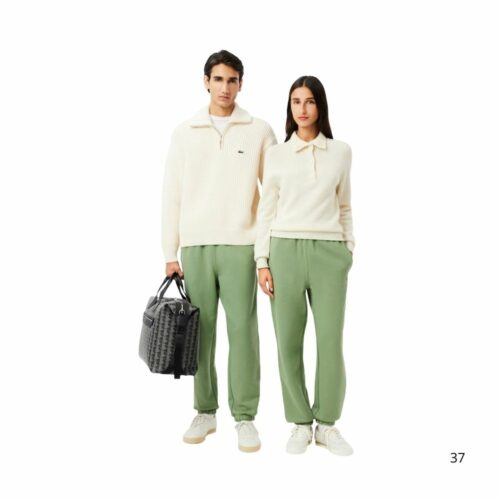 LACOSTE Pantalon de survêtement molleton thym