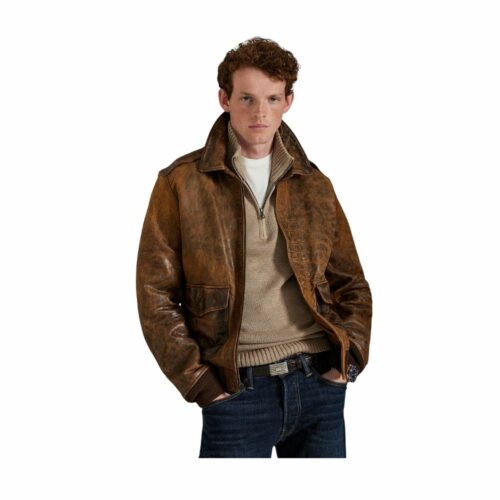 RALPH LAUREN Pull dem-zip bronze