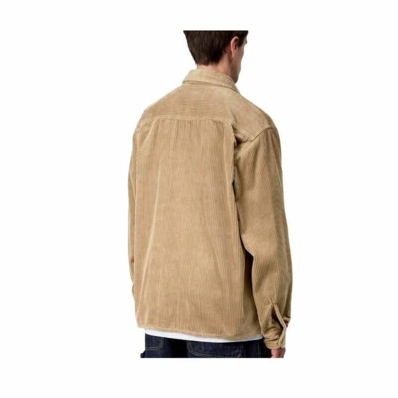 surchemise reynold en velours carhartt wip beige
