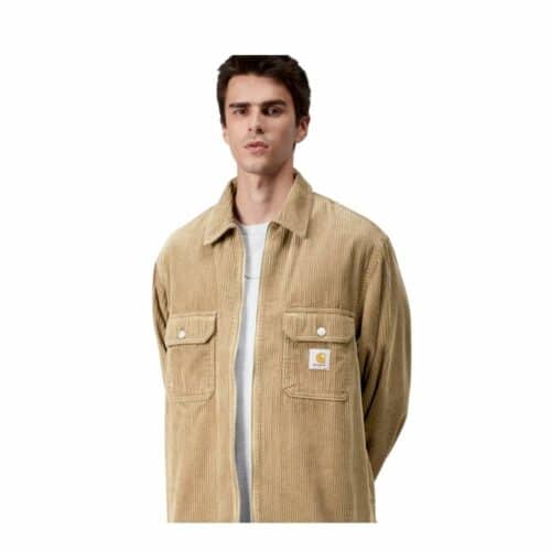 CARHARTT WIP Surchemise Reynold velours leather
