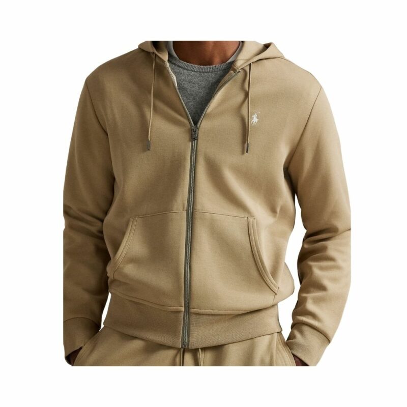 SWEAT Zippé ralph lauren beige a capuche chez sport aventure à Orange