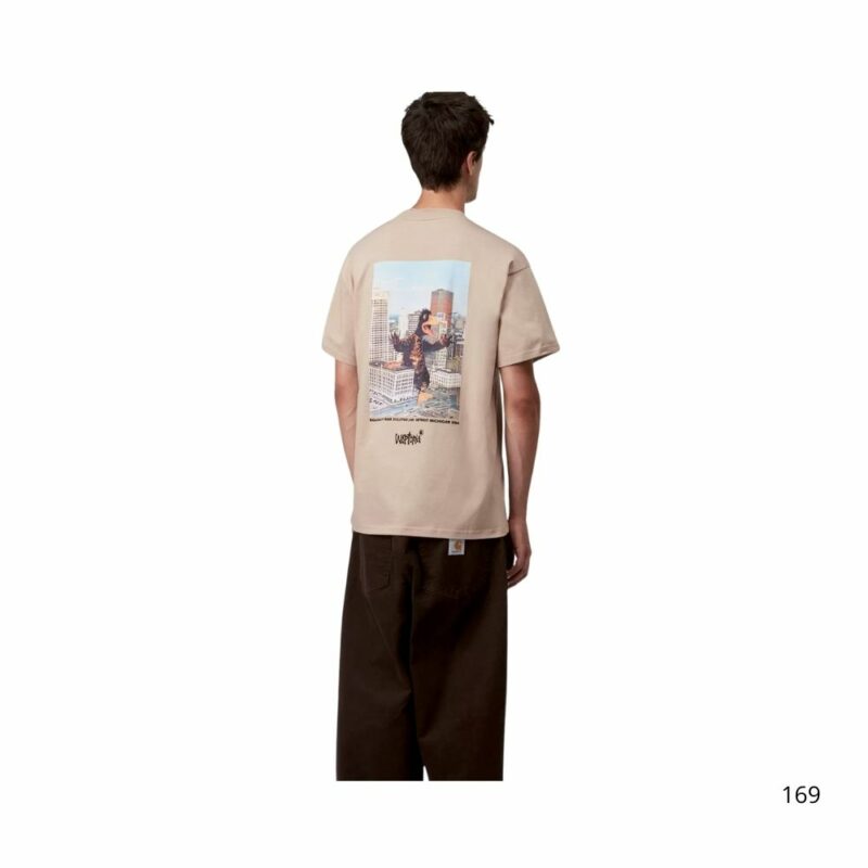 carhartt t-shirt wiptopia beige canard chez sport aventure à Orange