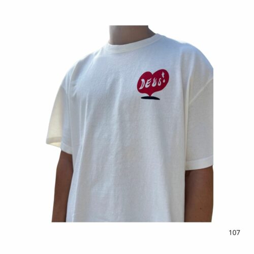 DEUS t-shirt Deep cut white