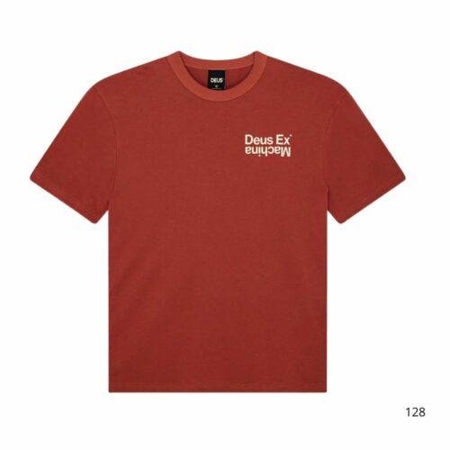 DEUS t-shirt Axis terracotta