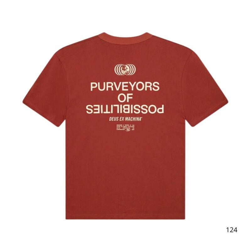 DEUS ex machina t-shirt orange Axis