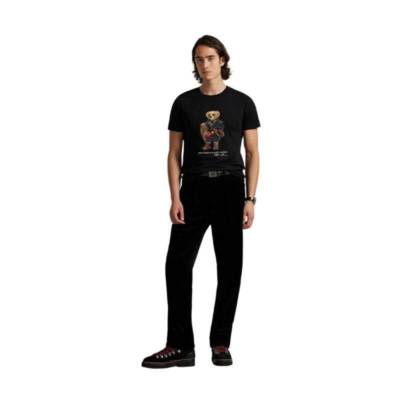 T-SHIRT BEAR RALPH LAUREN BLACK chez SPORT AVENTURE ORANGE