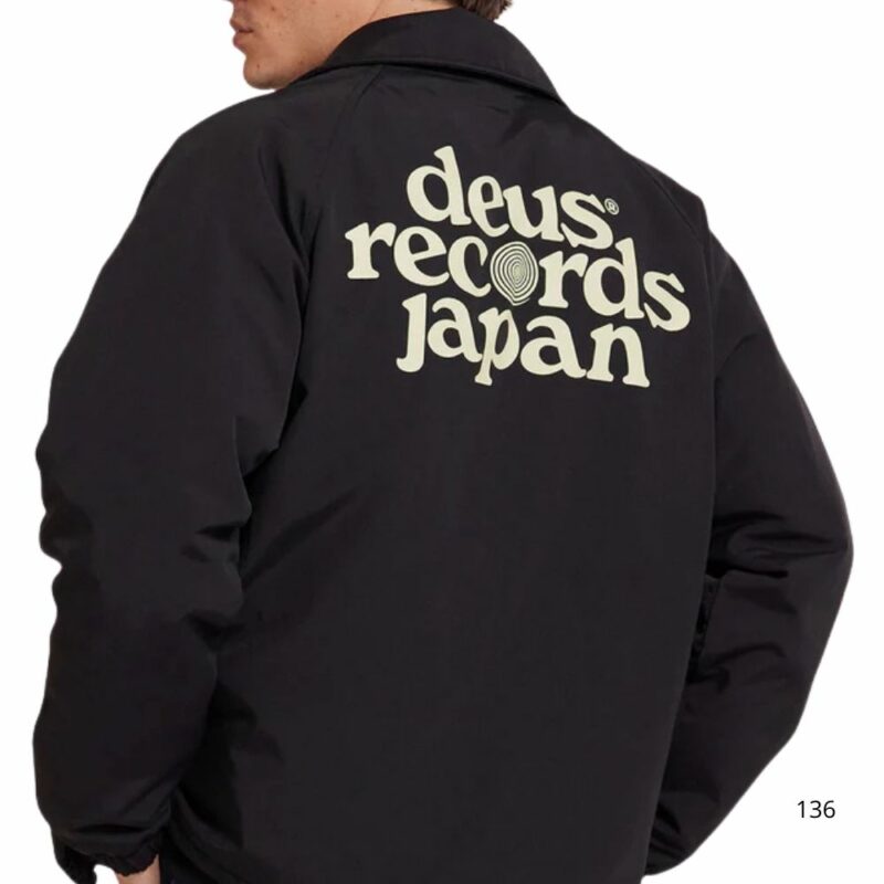 blouson coupe-vent Deus strata noir