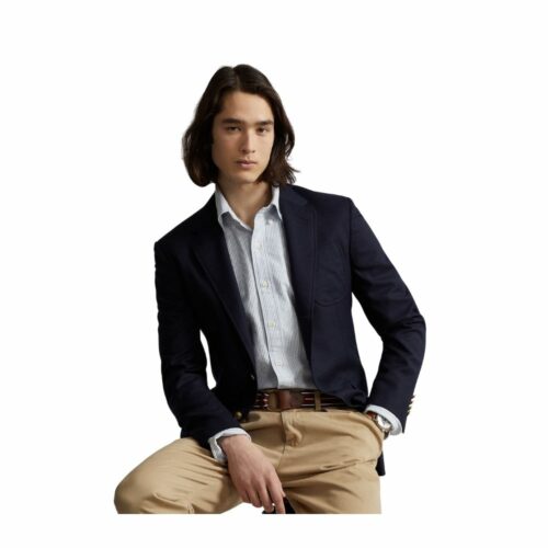 RALPH LAUREN Chemise Oxford rayée blue