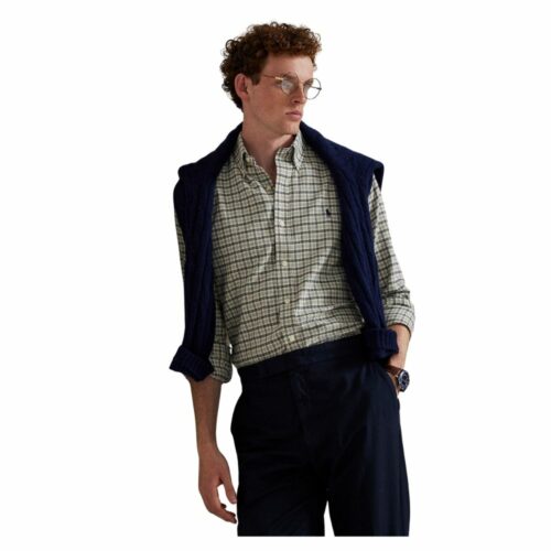 RALPH LAUREN Chemise flannelle carreaux