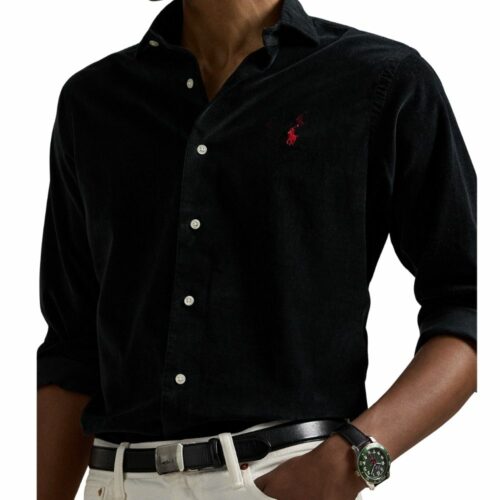 RALPH LAUREN Chemise velours black