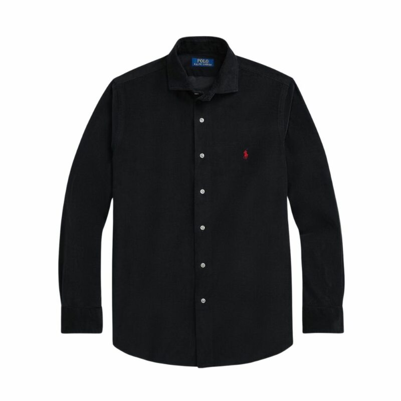 ralph lauren chemise en velours black