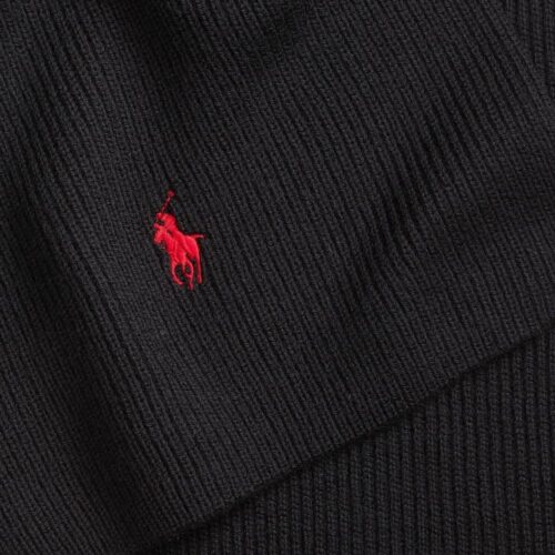 RALPH LAUREN écharpe en laine black