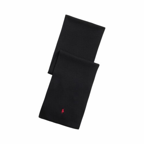 RALPH LAUREN écharpe en laine black