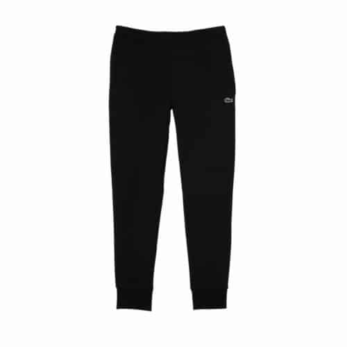 LACOSTE Pantalon coton bio noir