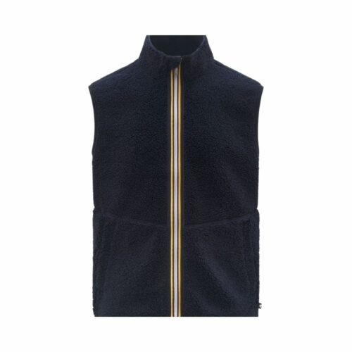 K-WAY Polaire zippée Yannick sherpa blue depht réversible